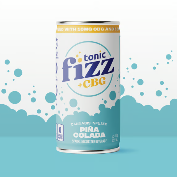 1:1 Pina Colada - THC:CBG - Fizz Shortie - 10mg - 7.5oz