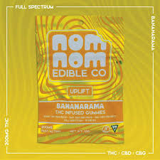 Gummies | Bananarama  | 200mg: CBD : CBG | Nom Nom Edible Co.