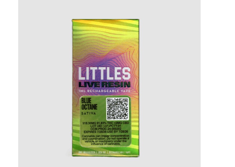 Littles | Blue Octane | Live Resin Disposable Vape 1ml