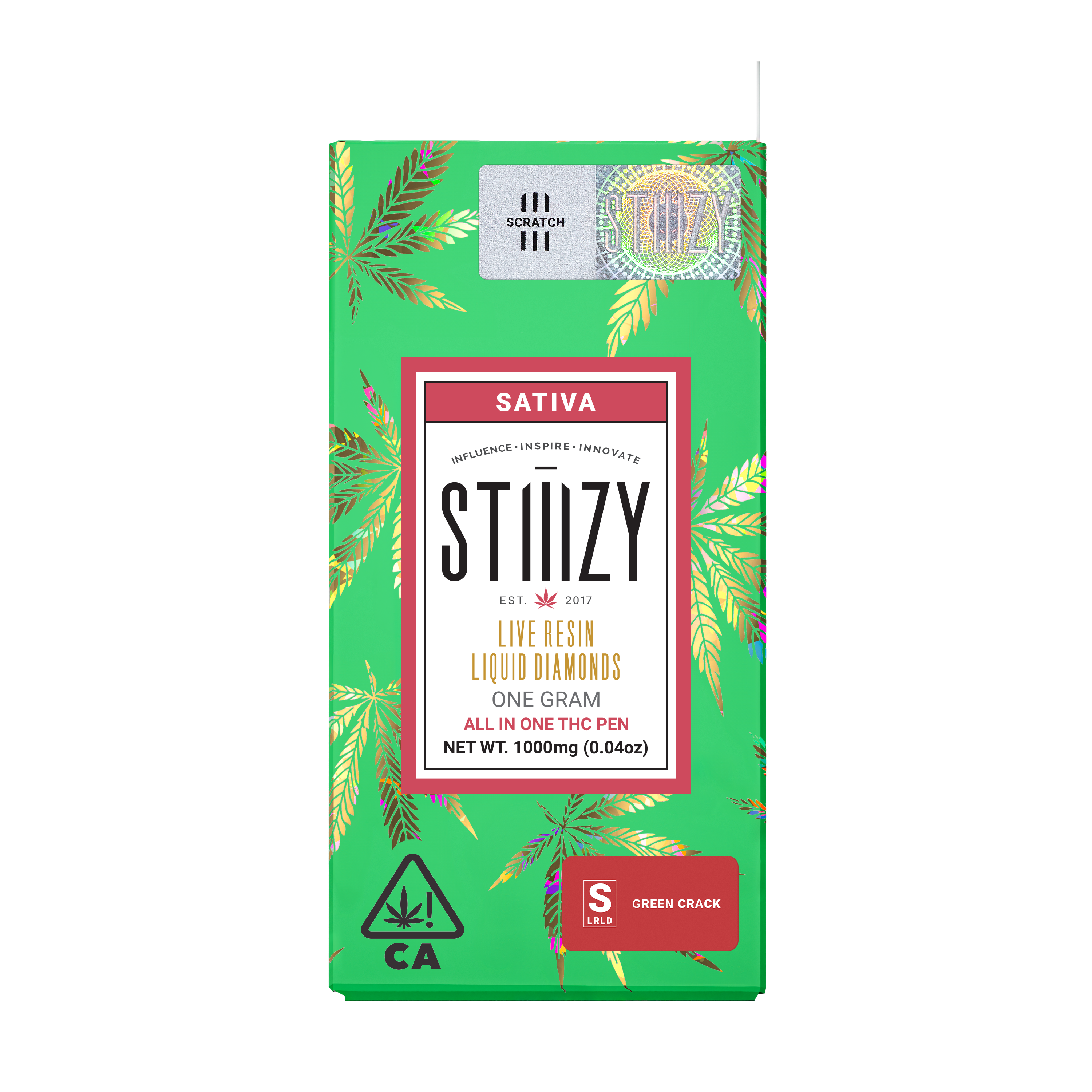 Stiiizy Liquid Diamonds AIO - Green Crack 1g