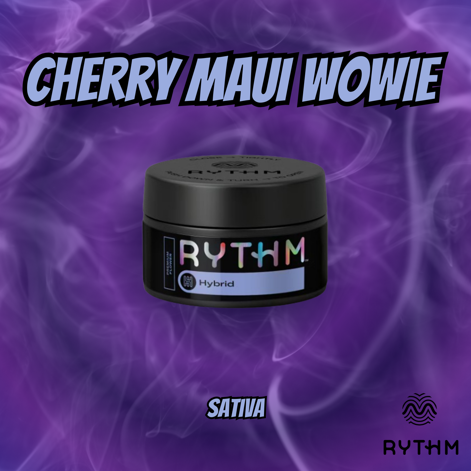 Rythm Premium Buds | Cherry Maui Wowie | 3.5g (Sativa Dominant)