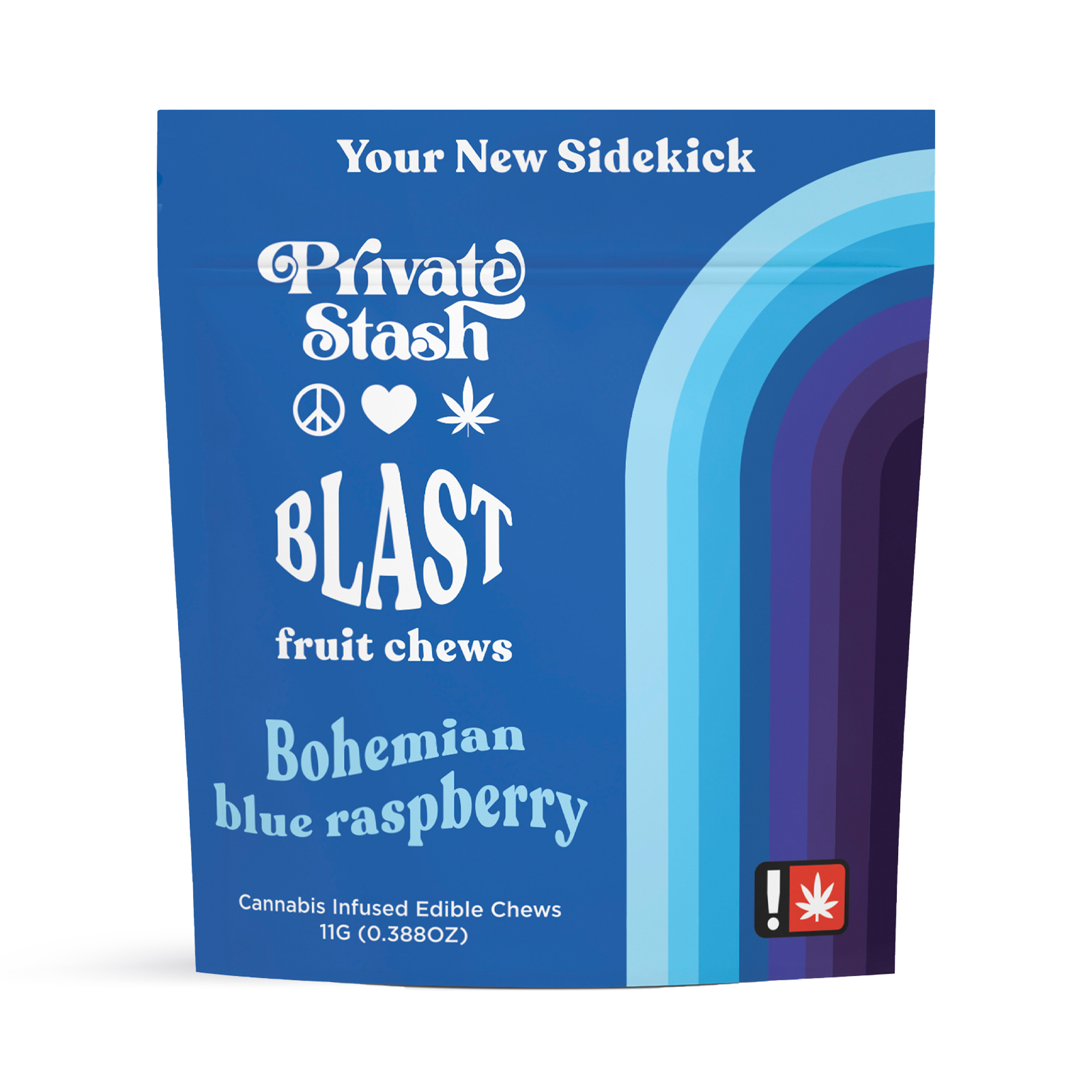 Private Stash: Bohemian Blue Raspberry Fruit Chew Blast