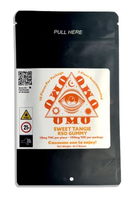 OMO | Sweet Tangie | 100mg 10pk | RSO | Gummies