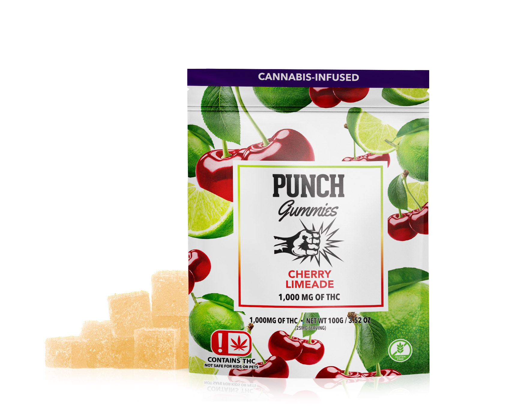 Cherry Limeade Extreme Gummies (1000mg) (OK)