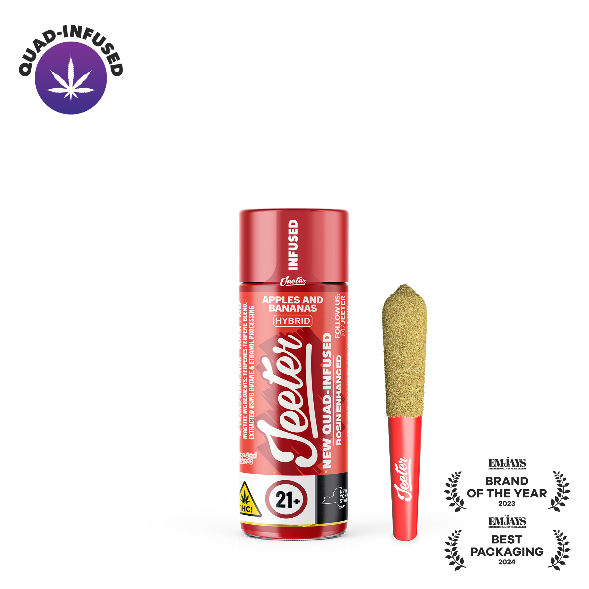 Apples and Bananas Jeeter Infused Pre-Roll | 0.5G