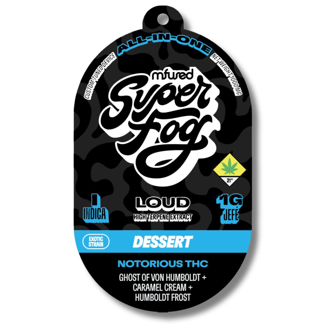 Notorious THC LOUD 1g HTE Jefe Disposable (Super Fog)