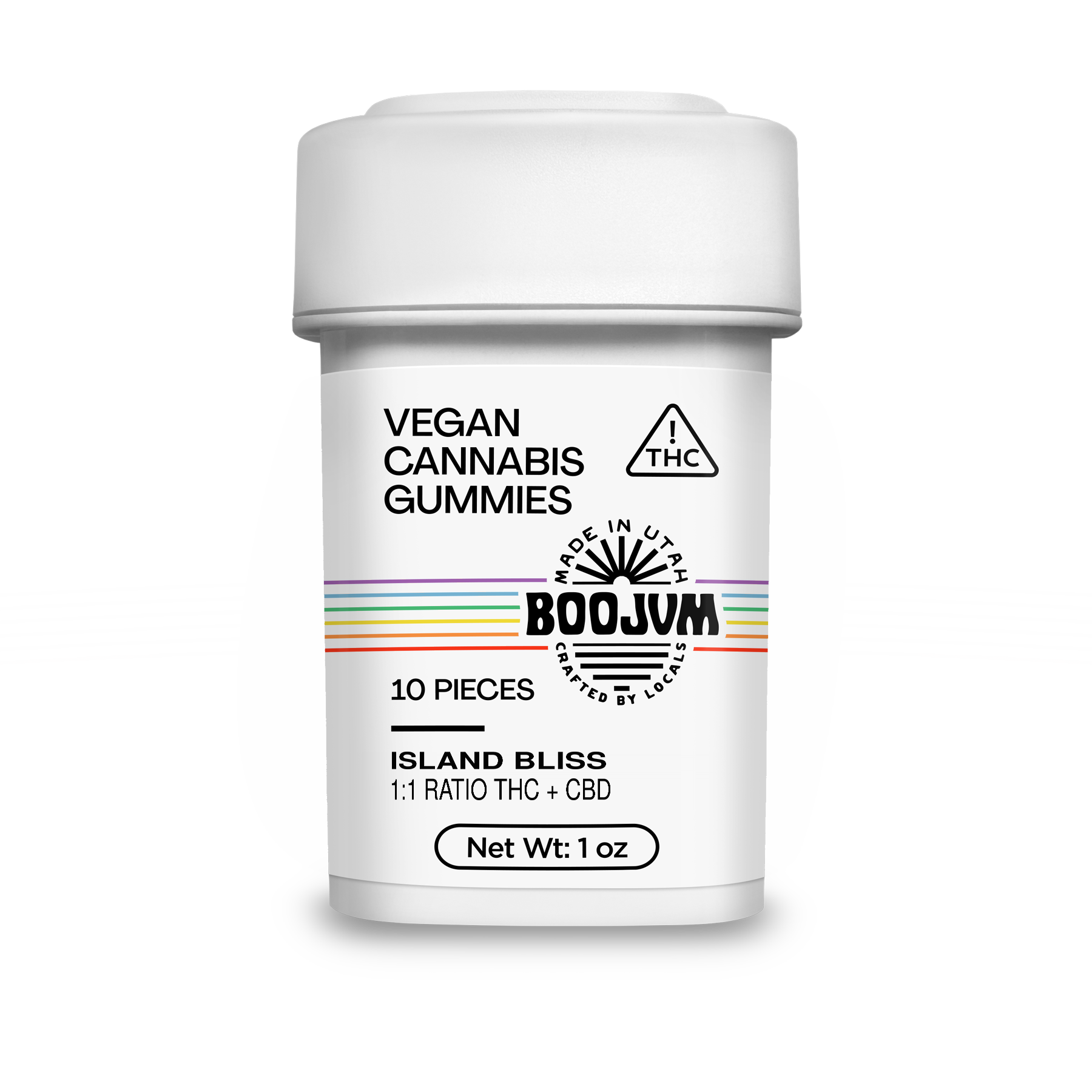 Island Bliss | Gel Cube | 1:1 THC:CBD | 20mg | 10pk