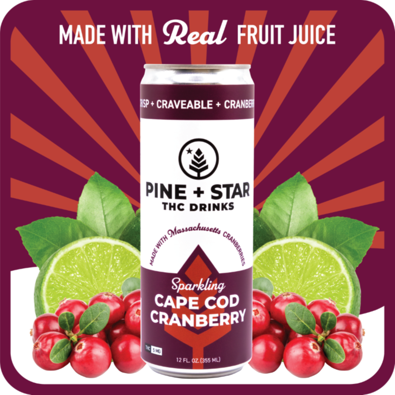 Cape Cod Cranberry  | 5mg | Pine + Star product photo