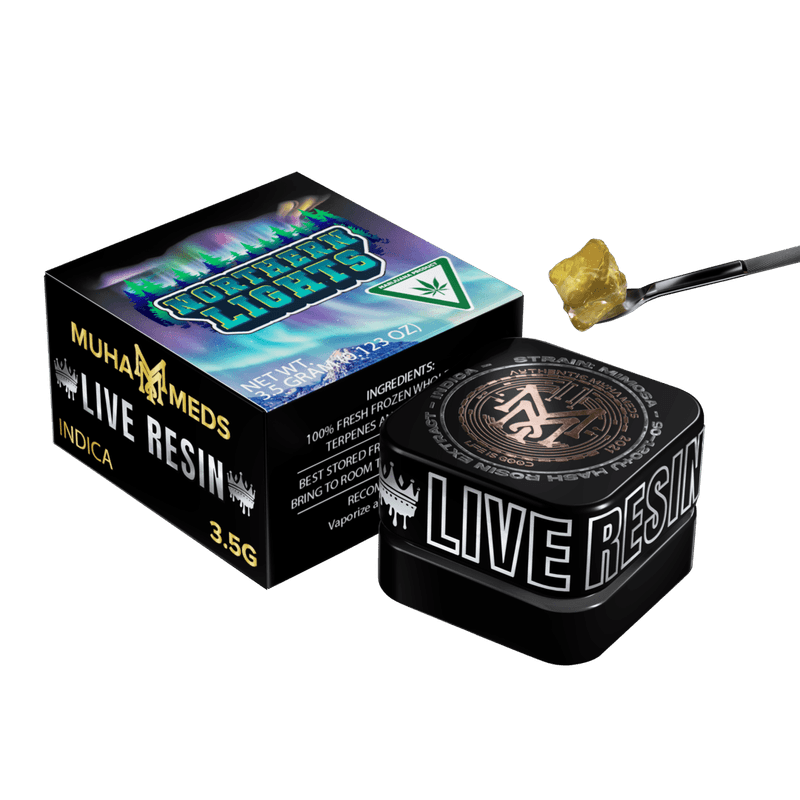 MuhaMeds - 3.5g Live Resin - Northern Lights