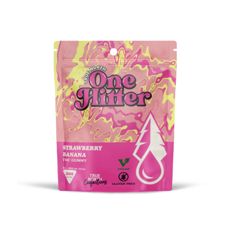 TRUE NORTH | 200MG ONE HITTER | STRAWBERRY BANANA
