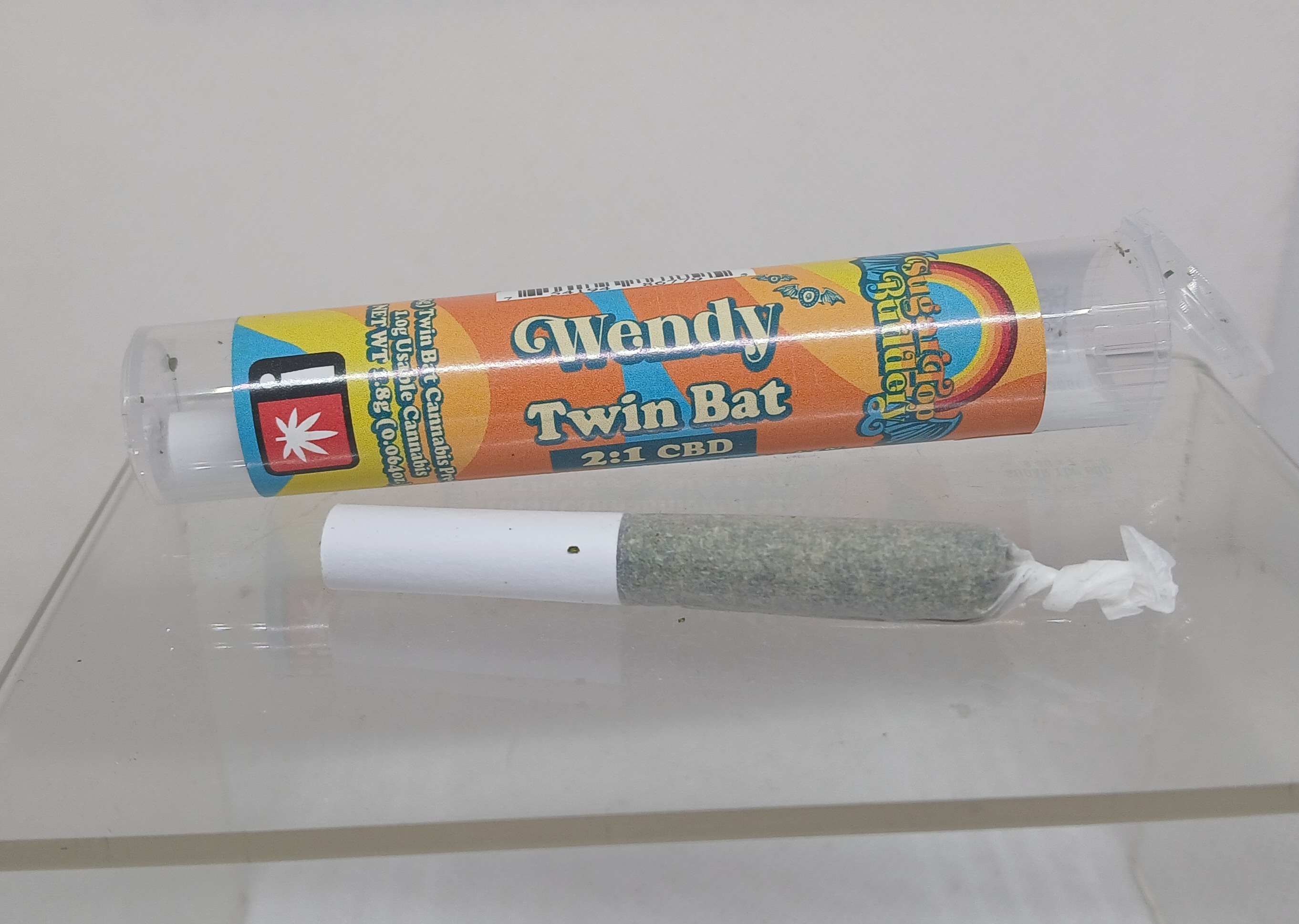 SUGAR TOP BUDDERY - PREROLL - .0.5G x 2 - CBD - WENDY