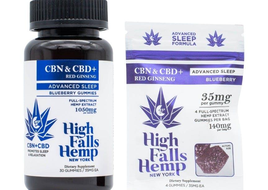 Advanced Sleep Blueberry | Gummy | 4pk | 4mg THC : 40mg CBD : 100mg CBN