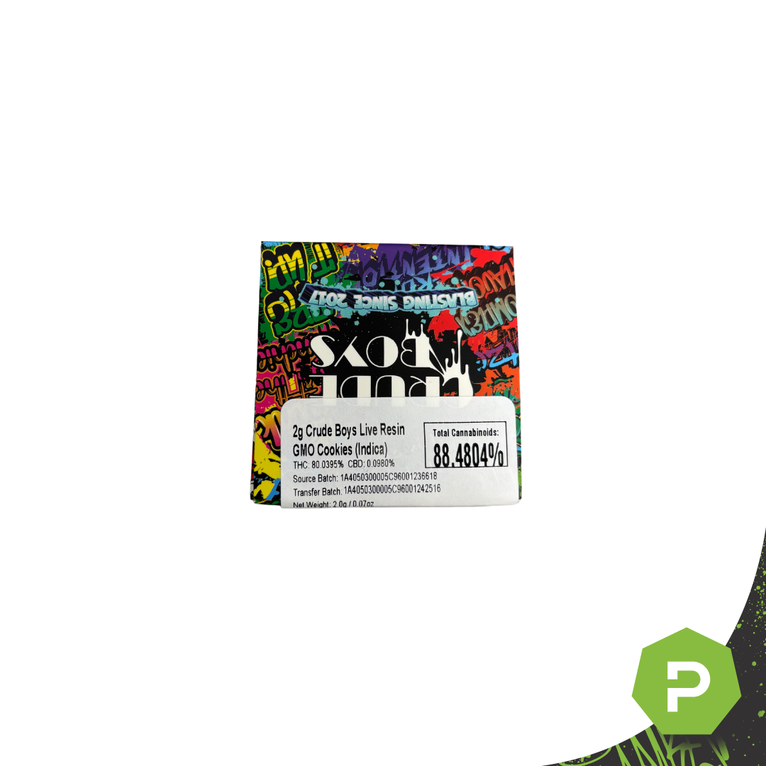 Crude Boys Live Resin | GMO Cookies