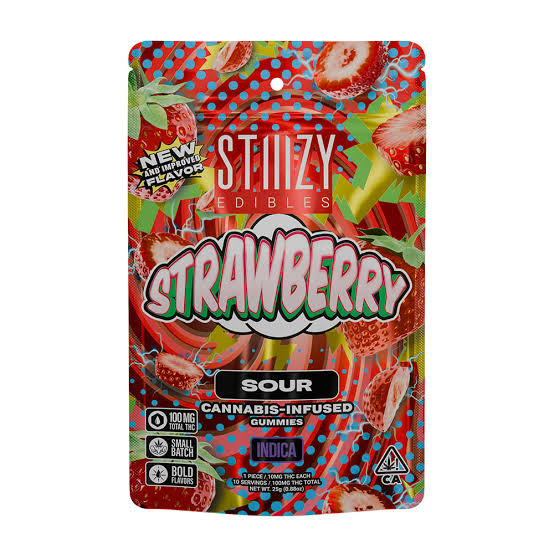 Stiiizy - Strawberry Sour Gummies 10pk - 100mg