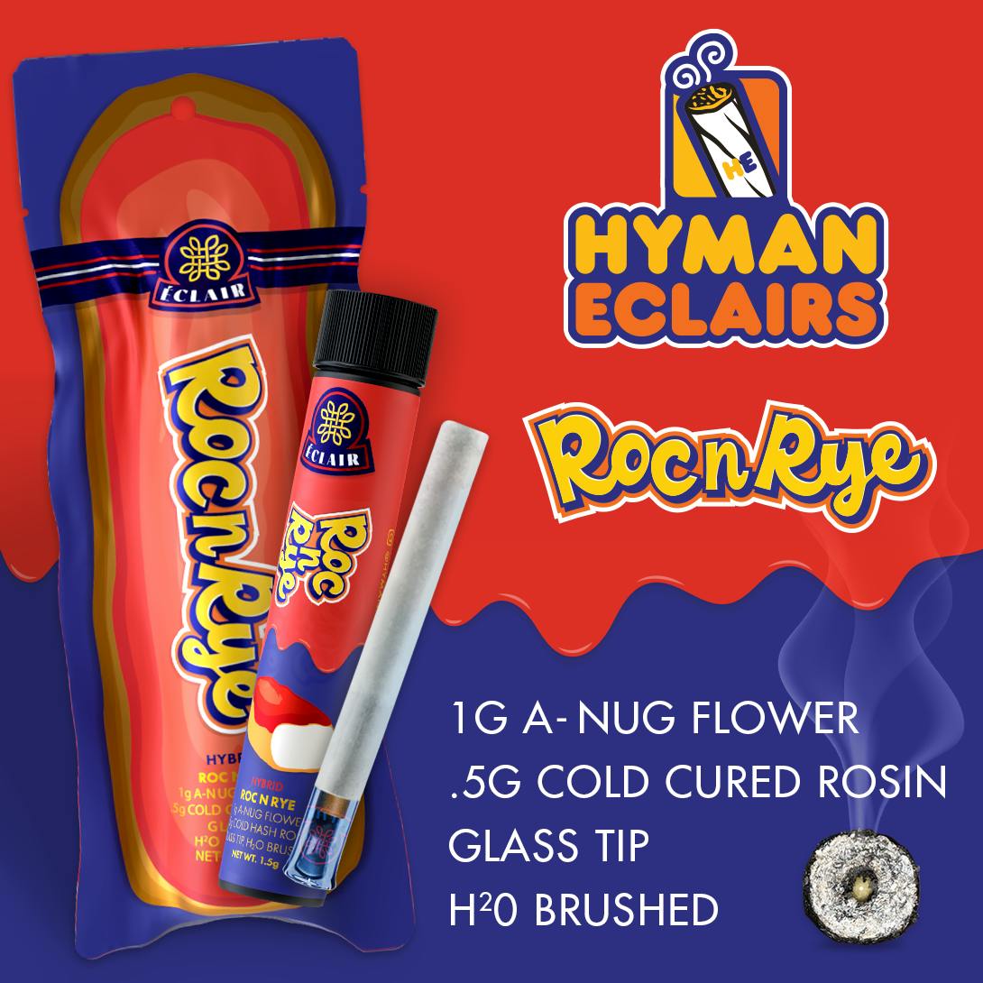 HYMAN ECLAIRS | Infused Preroll | Roc N Rye | 1.5g