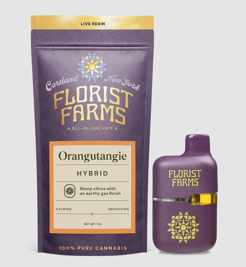 Florist Farms | Orangutangie | 1g Live Resin Tank | Hybrid