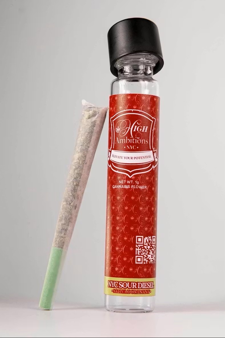 High Ambitions - NYC Sour Diesel Preroll - 1g