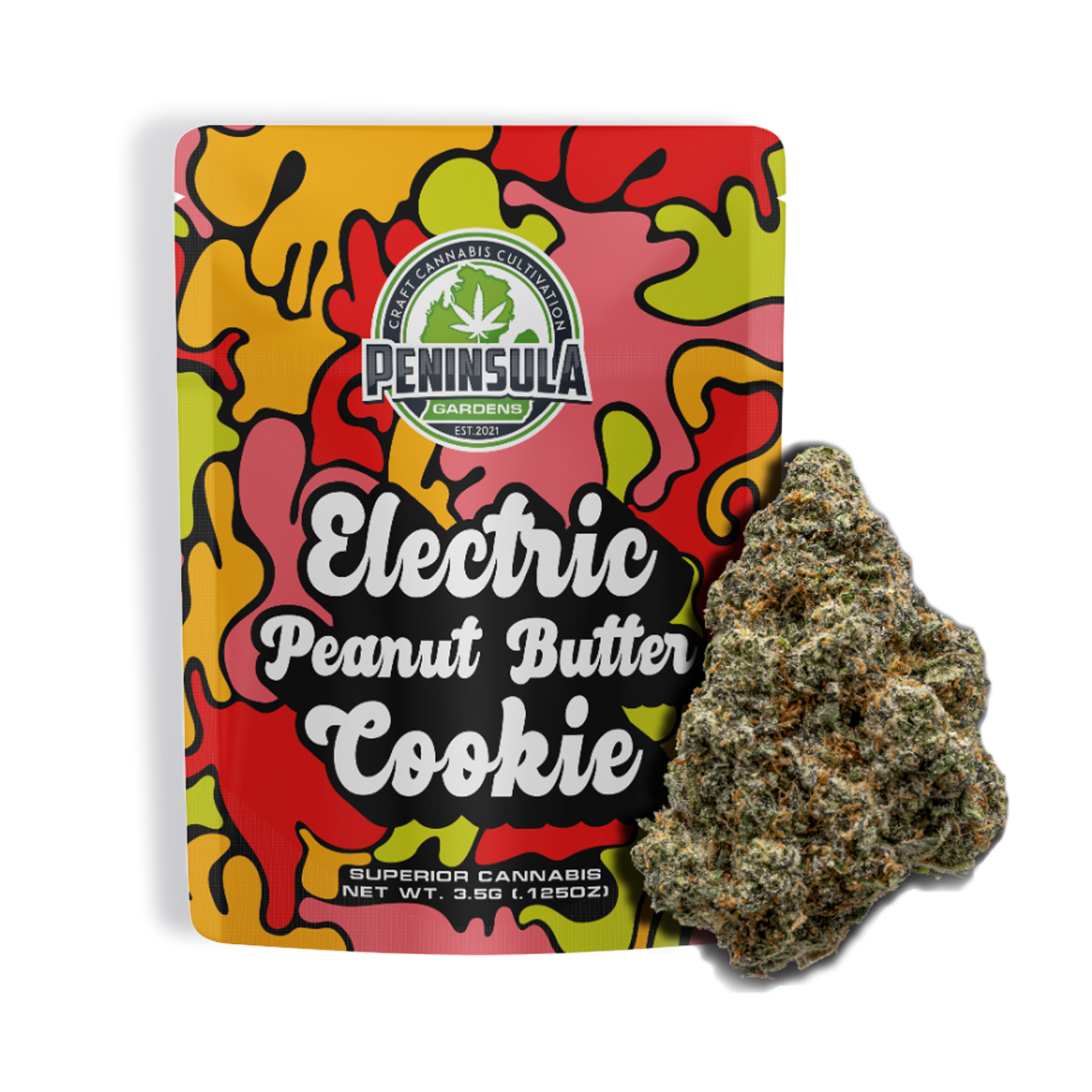Pre-Packaged Electric Peanut Butter Cookie