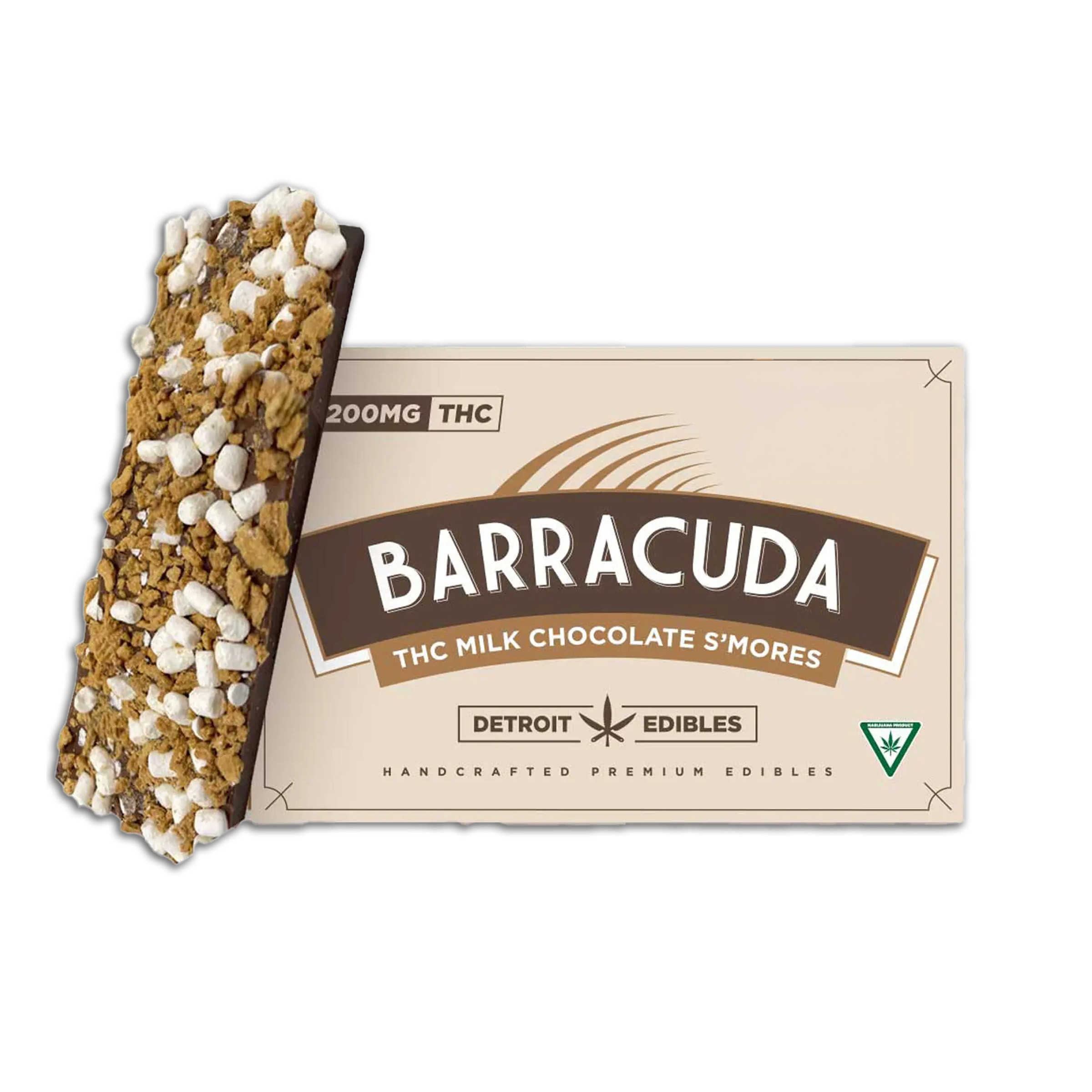 Barracuda | 200mg Bar | Milk Chocolate S'mores