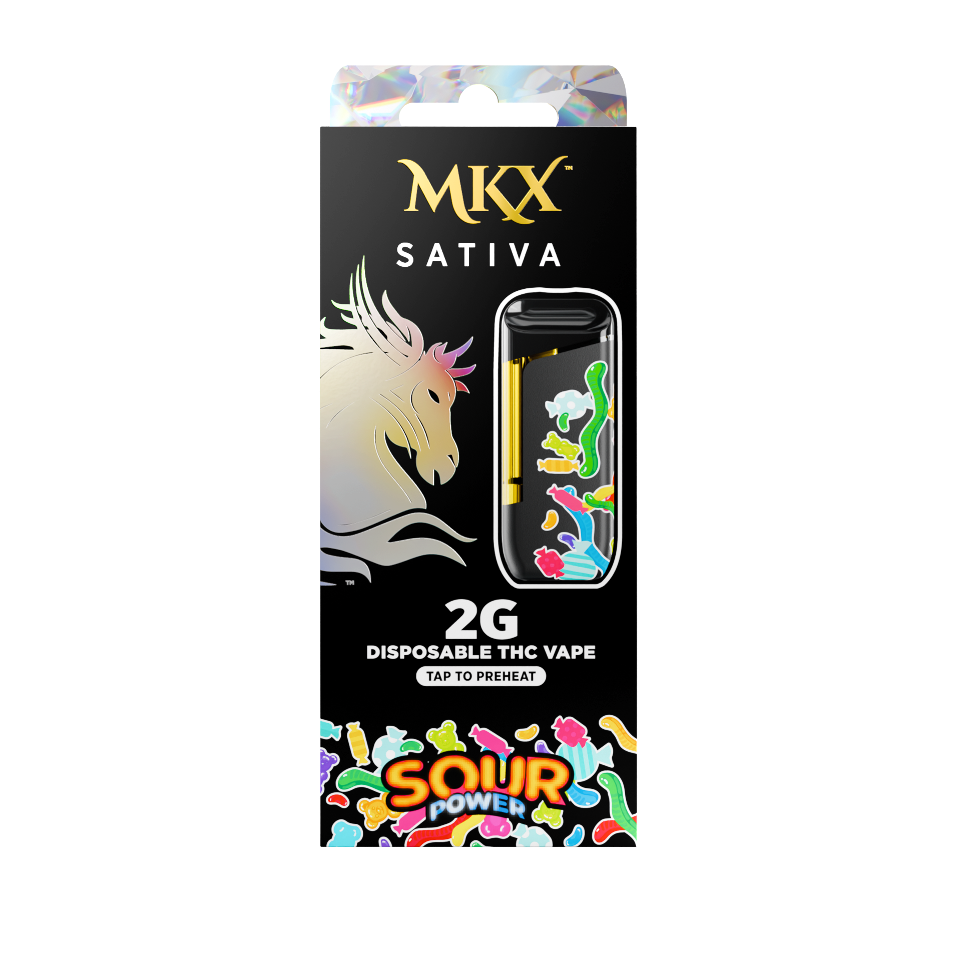 2g MKX Disposable - Sour Power 2g Disposable - Sativa
