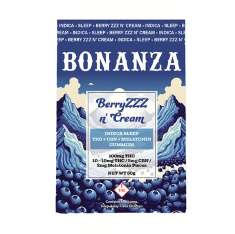 Bonanza- Berryzzz and Cream (Sleep) 100mg