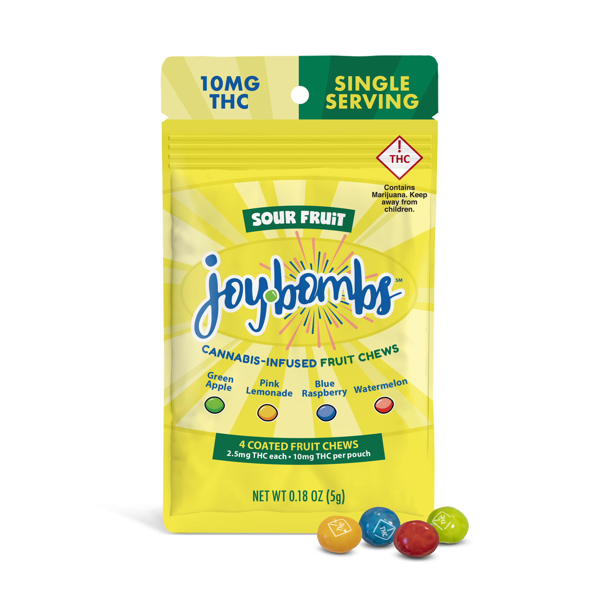 Joy Bombs Sour Fruit / Ea