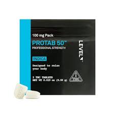 LEVEL Protab+ Indica Max Strength | 2pk 50mg THC per Tablet