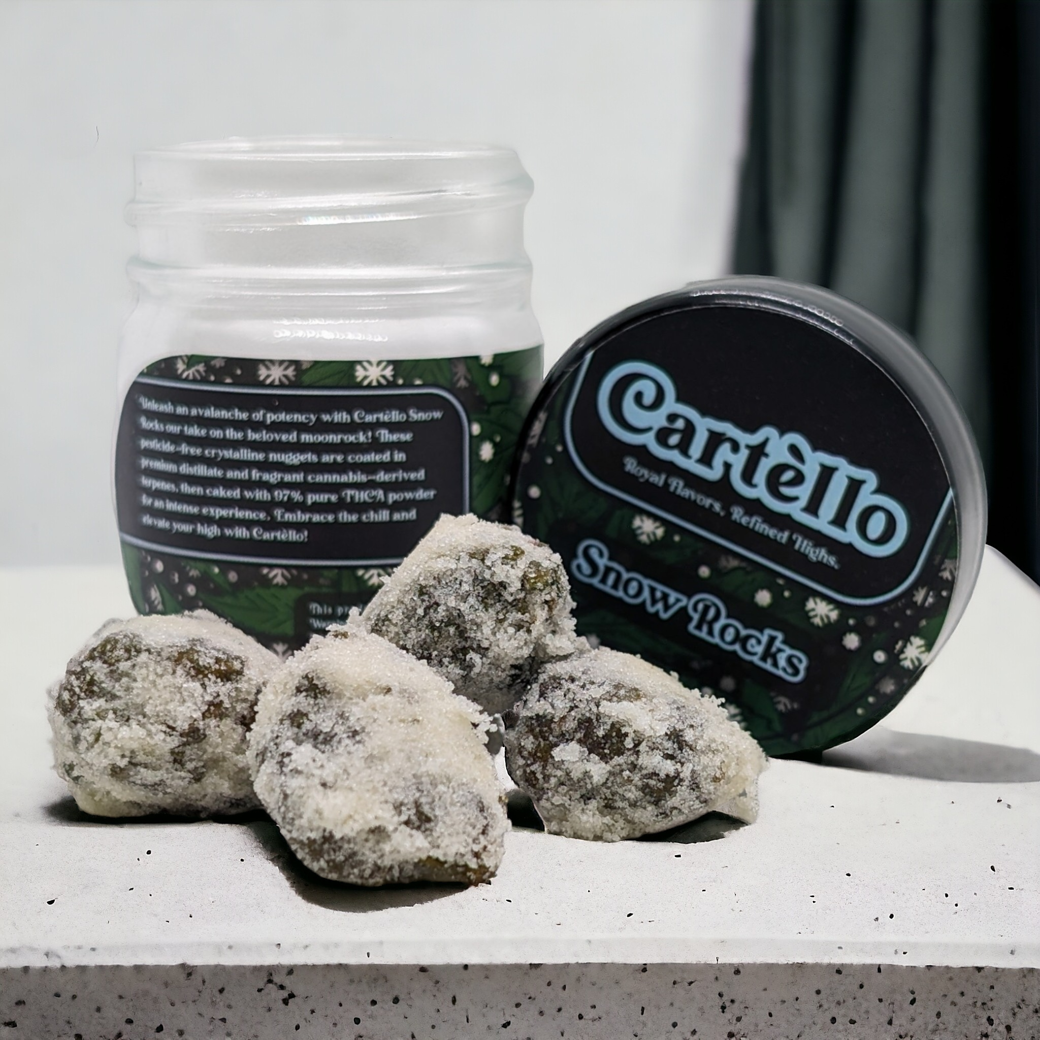 Cartello Narnia (Sativa) 1g THCA MOONROCK/SNOWROCK/INFUSED FLOWER