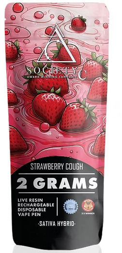 Society C - Strawberry Cough - 2g Live Resin Disposable