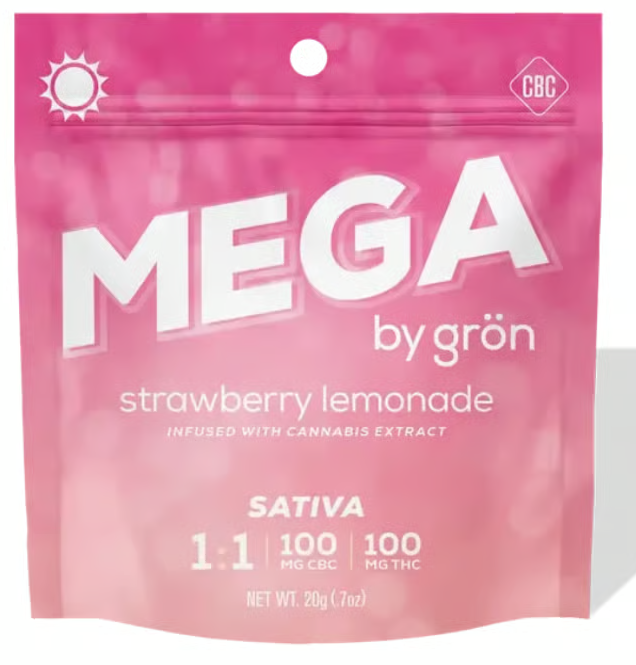 1:1 CBC:THC | Strawberry Lemon Troches | 50mg/2pk