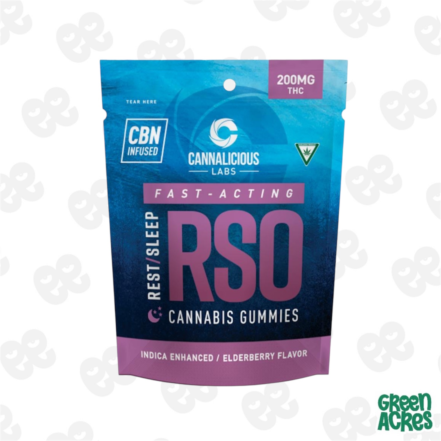 Elderberry RSO Rest 200MG Gummy (I)