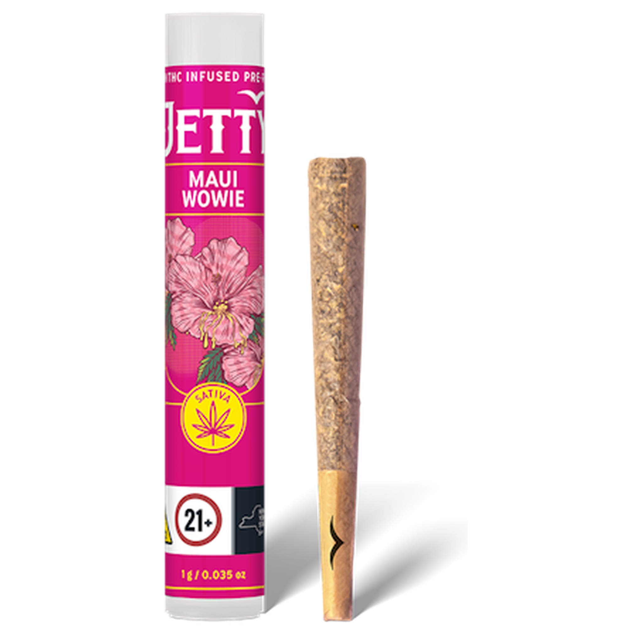 Maui Wowie x Rainbow Beltz | High THC Infused Pre-Roll | 1g