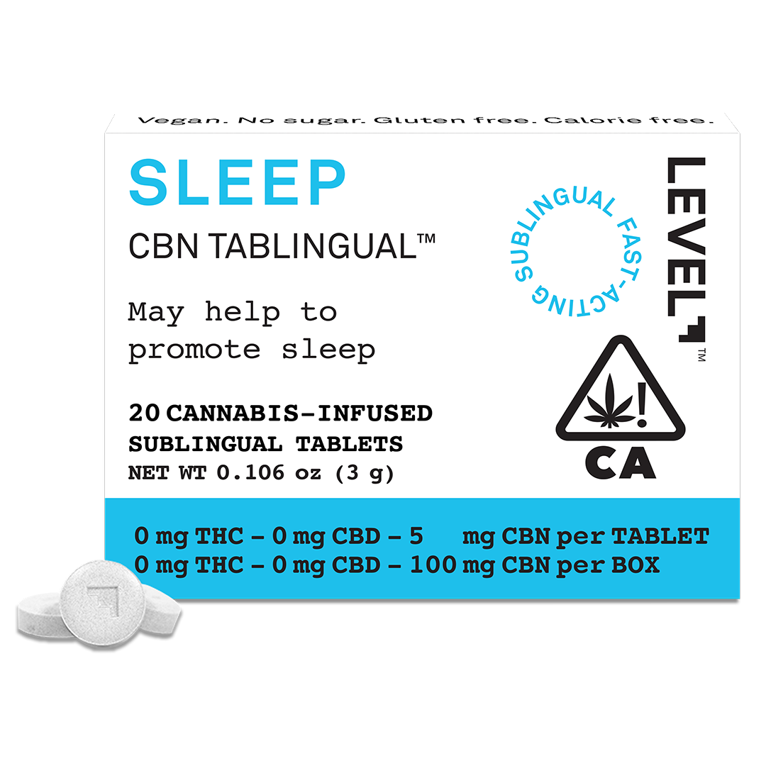 LEVEL: Tablingual Sleep / 20 Tablets