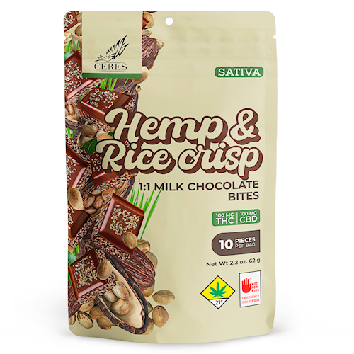 Hemp & Rice Bites Indica 1:1 | 100mg