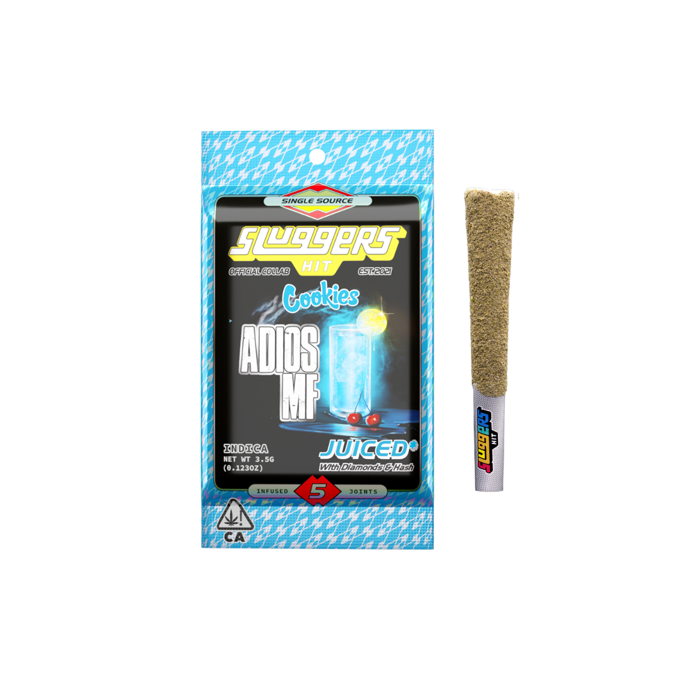 X COOKIES - INFUSED PREROLL - - INDICA - ADIOS MF