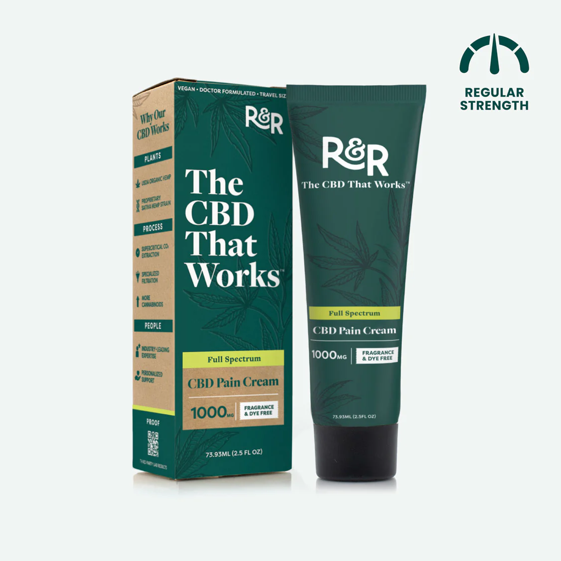 R & R Medicinals 1000mg CBD Pain Cream