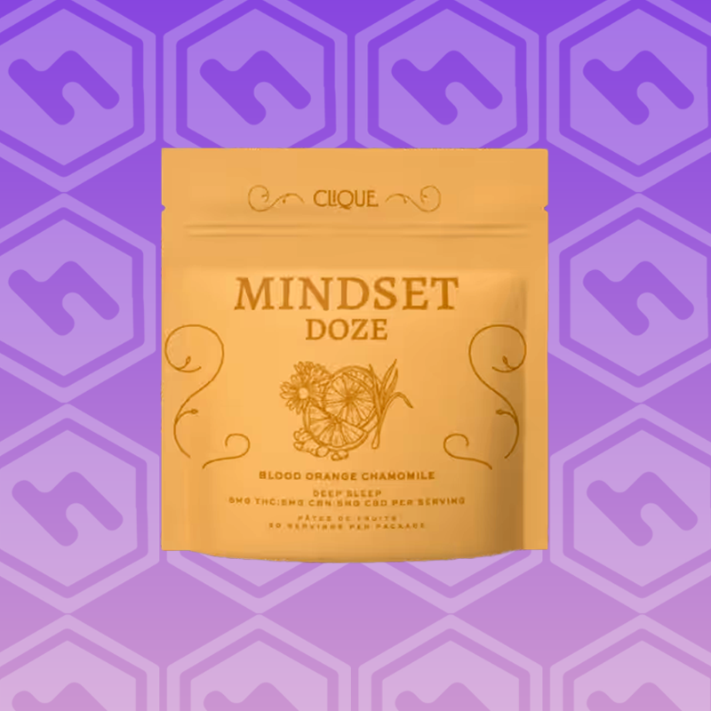 Clique | Doze | Blood Orange Chamomile 1:1:1:1 | THC:CBD:CGB:CBN | 20 pack
