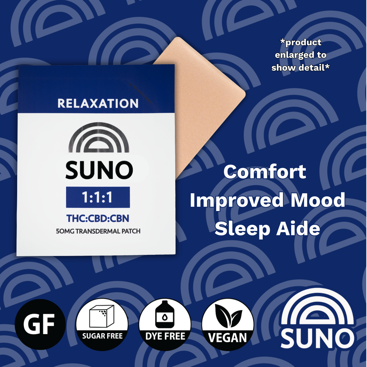 SUNO - Transdermal Patch - Relaxation - 50mg