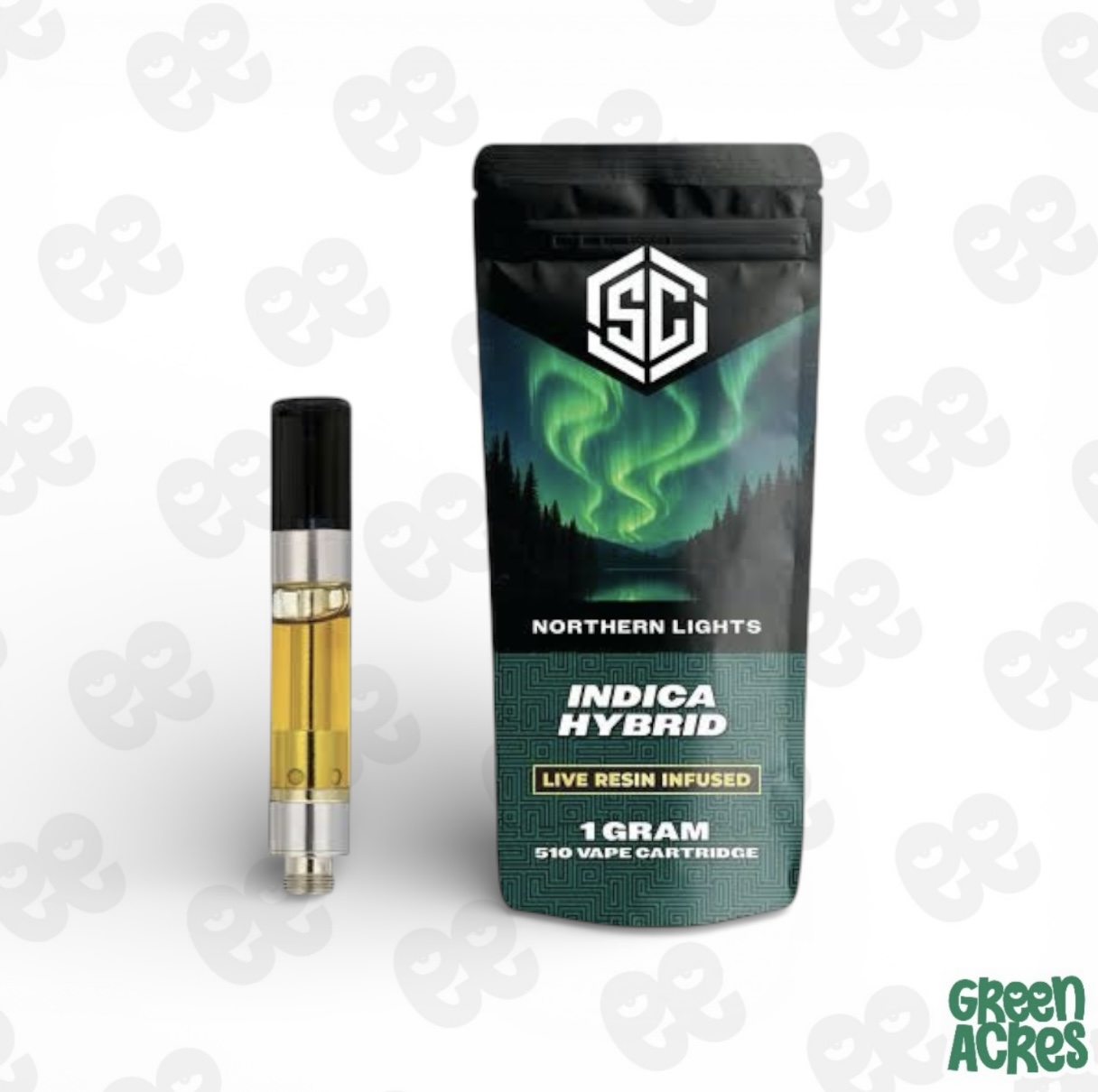 Northern Lights 1G Live Resin Infused Cart