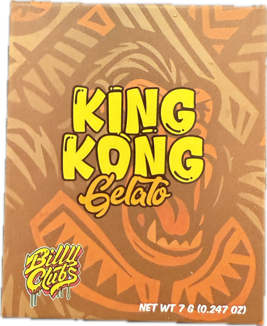 Billy Clubs | Preroll | King Kong Gelato | .5g | 14-Pack | 7g | Hybrid | 35.07% THC