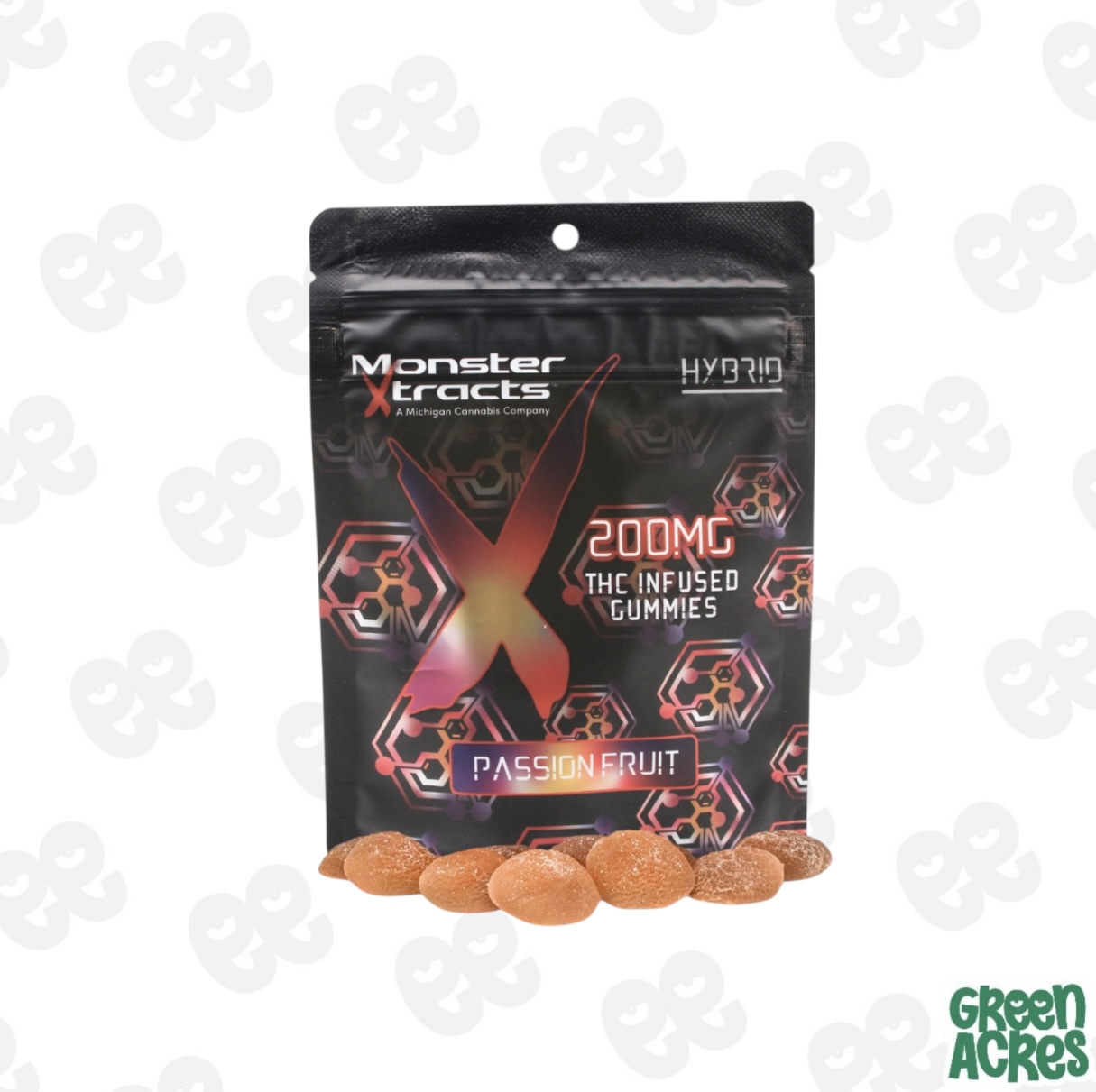 Monster: Passion Fruit 200MG Gummies