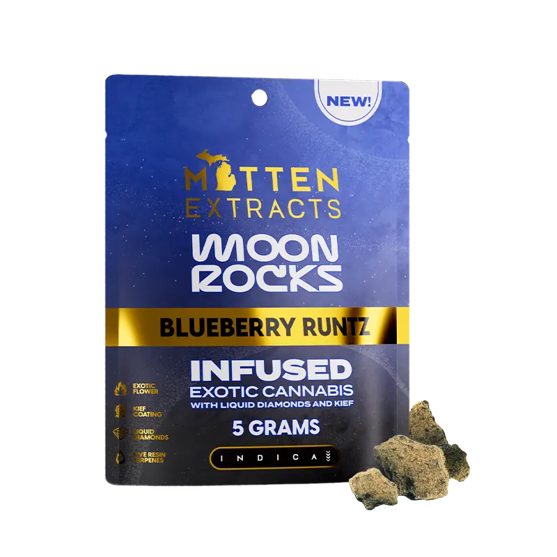 Mitten Extracts Moonrock Prepack | Blueberry Runtz