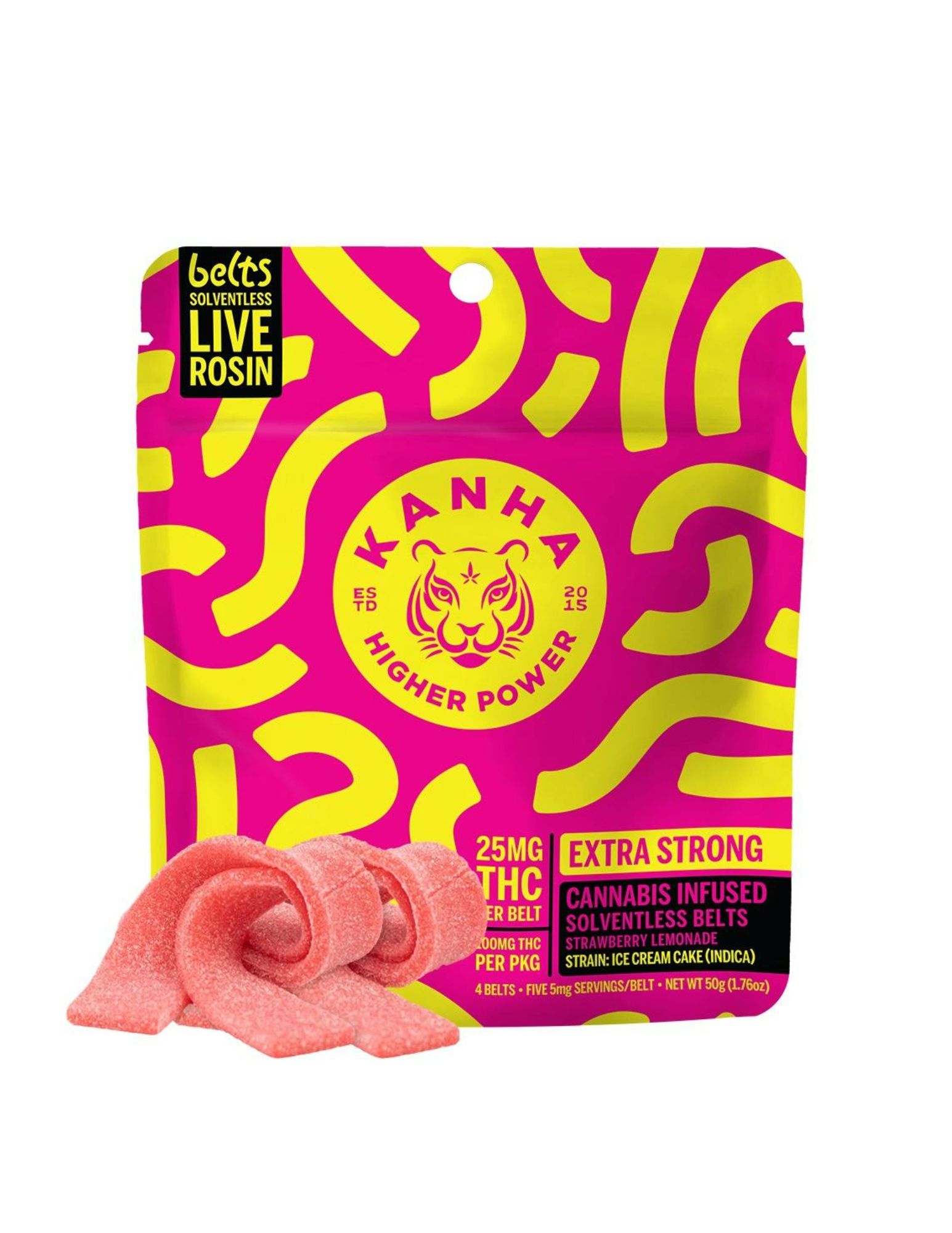 Strawberry Lemonade | Fast Acting | Rosin Belt 4pk | 100mg