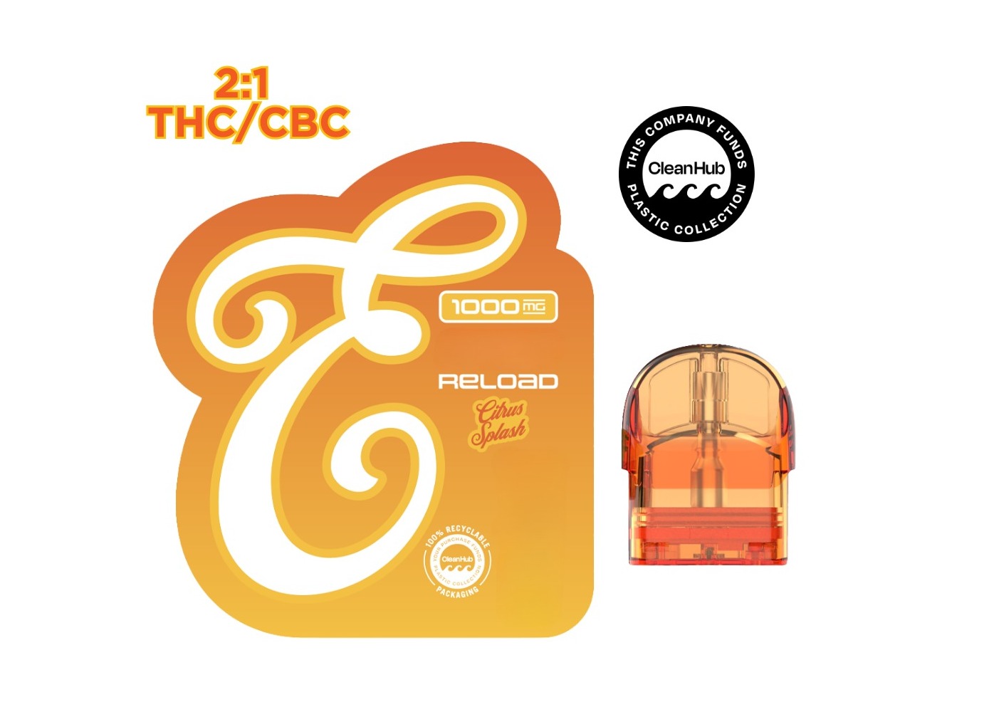 Eureka - Fusion Citrus Splash Reload Pod - 1g