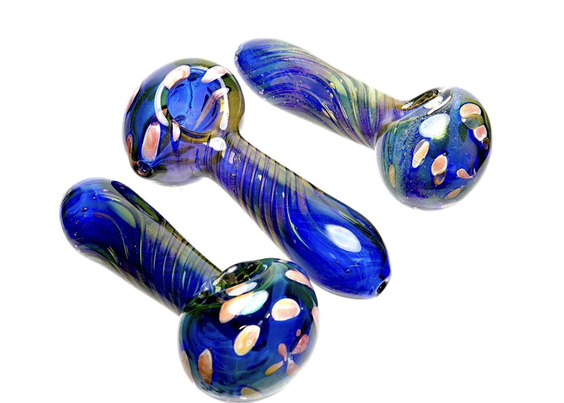 Thick Color Tube Spiral Glass