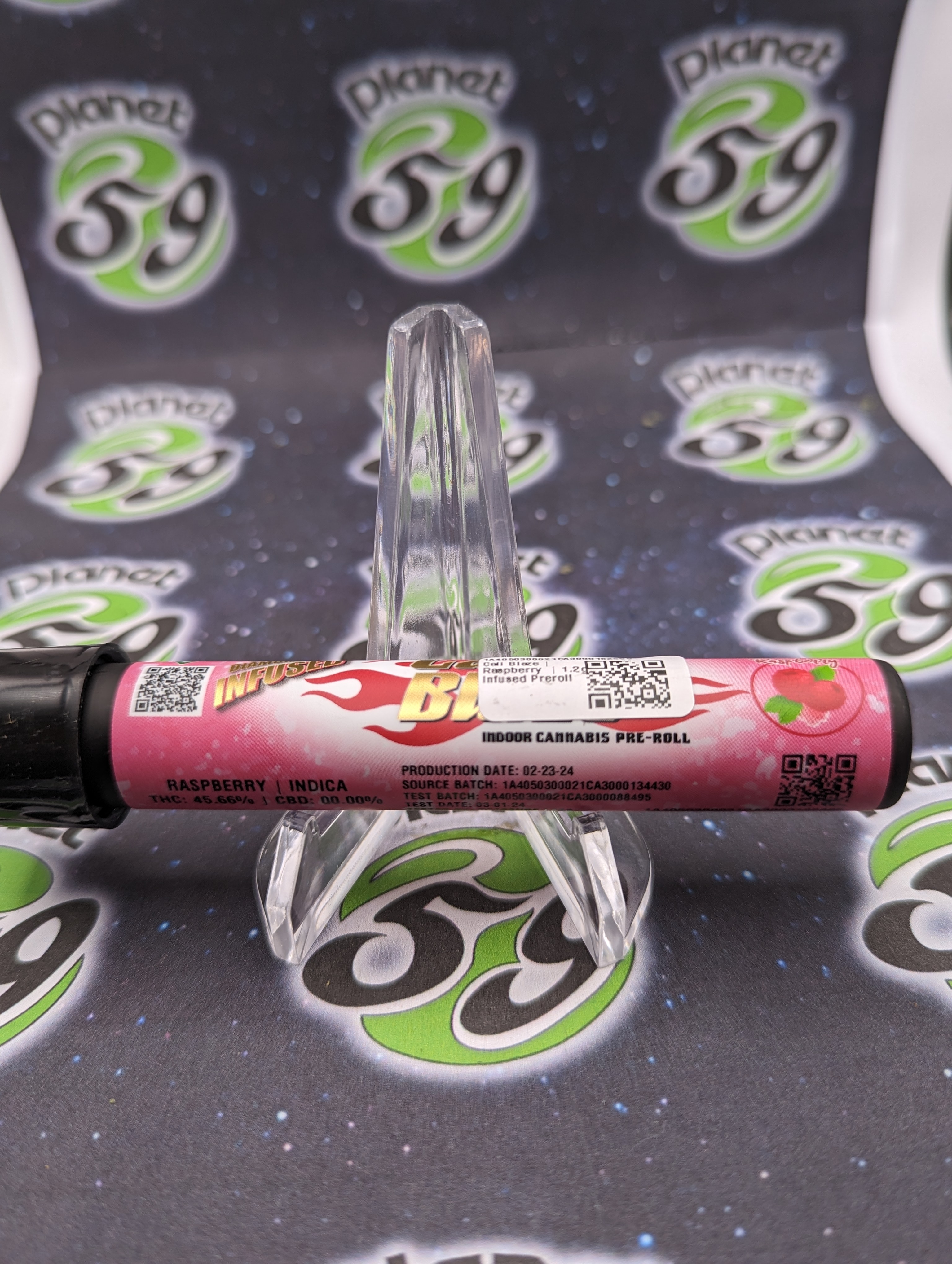 Cali Blaze | Raspberry | 1.2g Infused Preroll