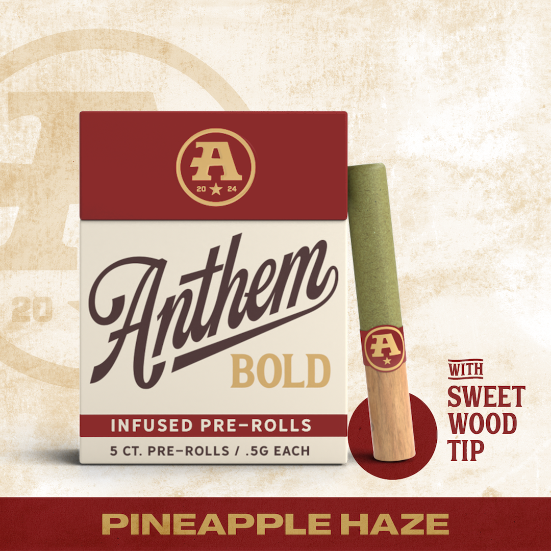 Bold Wood Tip Preroll Pack -2.5g - Pineapple Haze - Infused