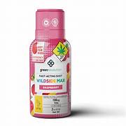 Green Rev - Wildside Shot Raspberry MAX Fly 100mg