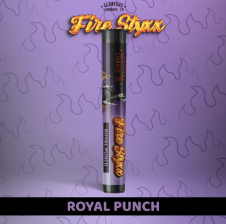 Glorious Cannabis - Fire Styxx | Royal Punch | THCA Infused Pre-Roll