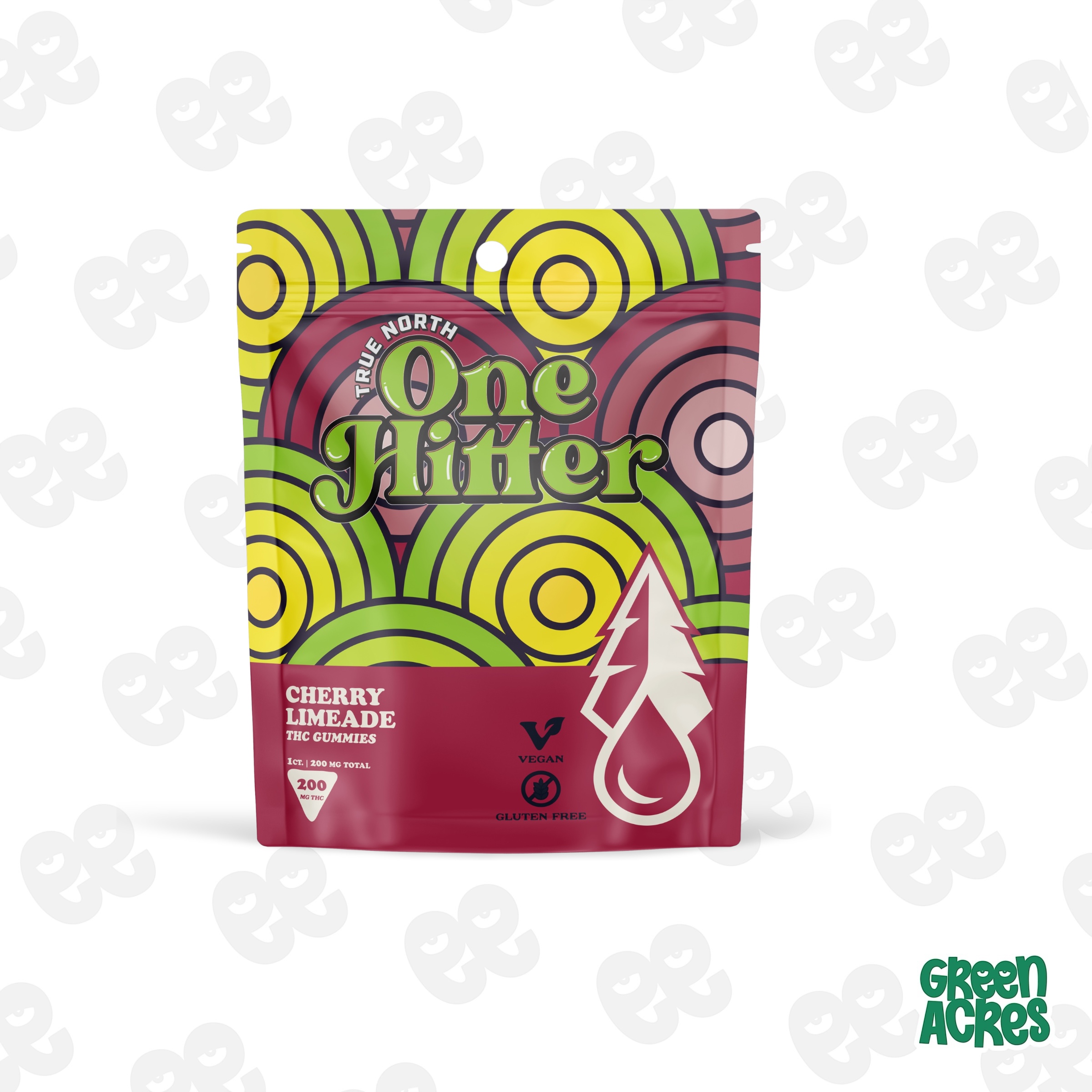 True North: Cherry Limeade One Hitter Gummies 200MG